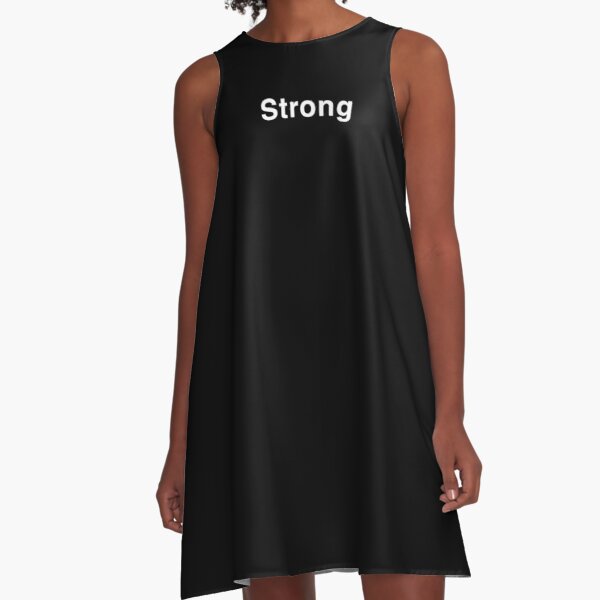 strong dress